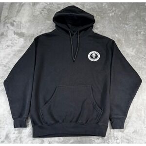 Sullen Art Collective Hoodie Mens Large Black Excellent Skull Graphic Pullover
